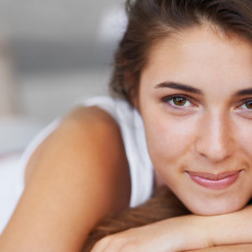 Patientin vor einer Nasen OP